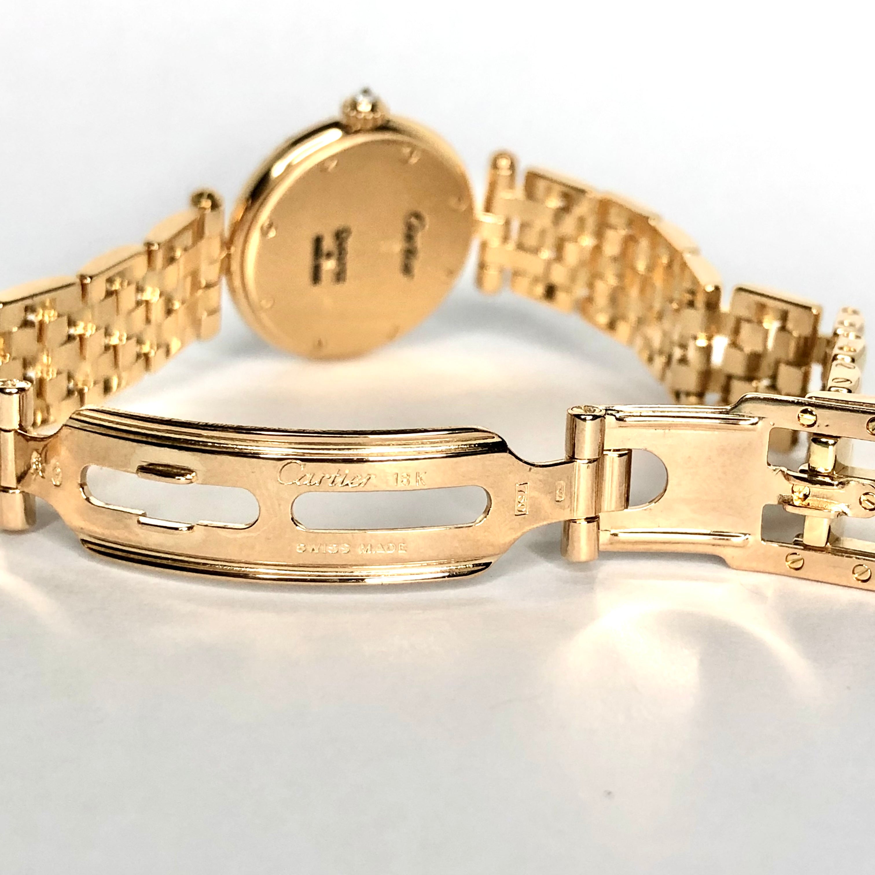 CARTIER PANTHERE VENDOME 24mm 18K Yellow Gold Watch Cream Dial Cartier Panthere Vendome 1057920 24mm Watch Yellow Gold  main image 4