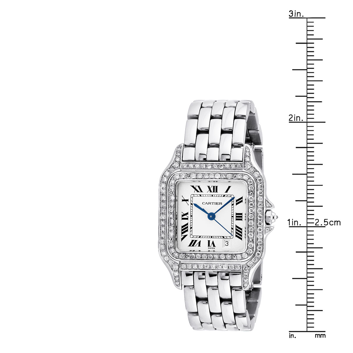 Panthere Classic Crystal Stainless Steel Watch with Diamond Accents media_3e17f933-4822-4ba9-b886-  main image 4