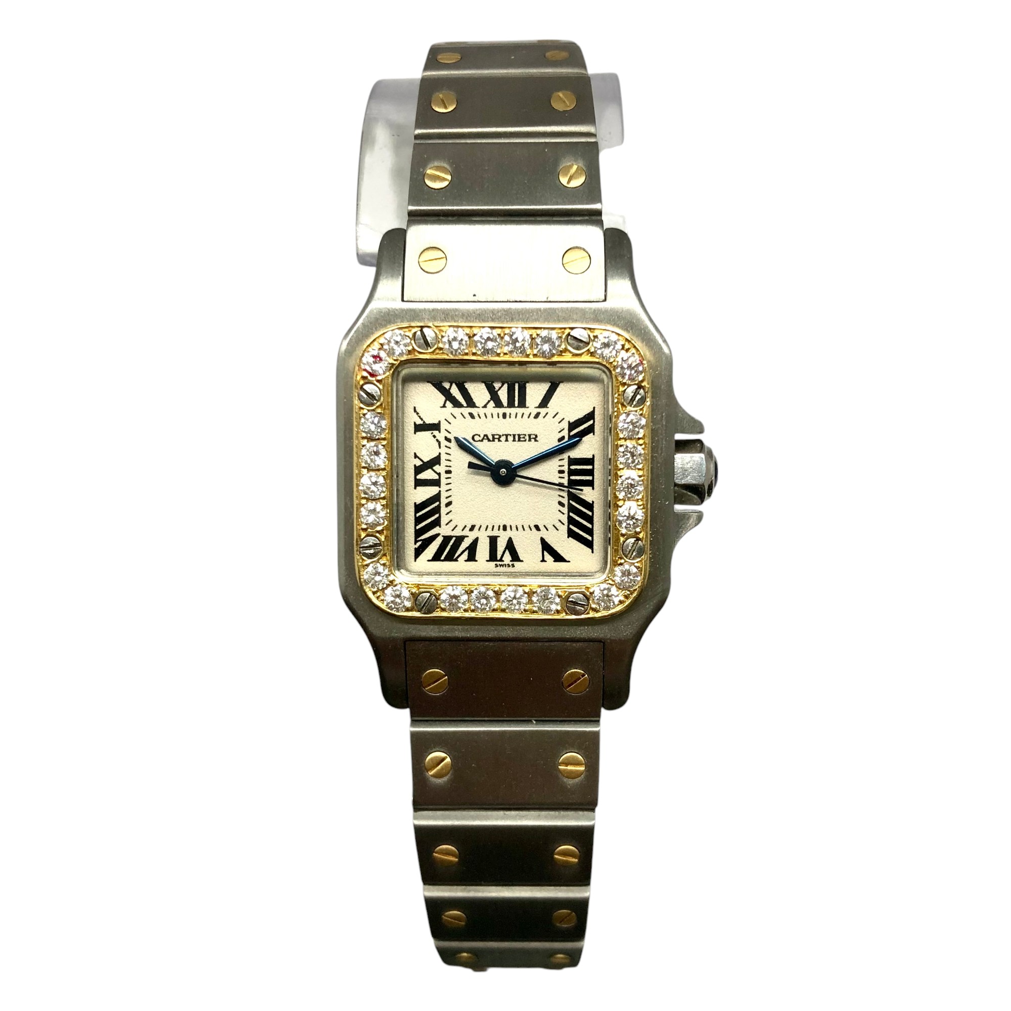 Cartier Santos de Cartier Galbee 18K Gold and Stainless Steel