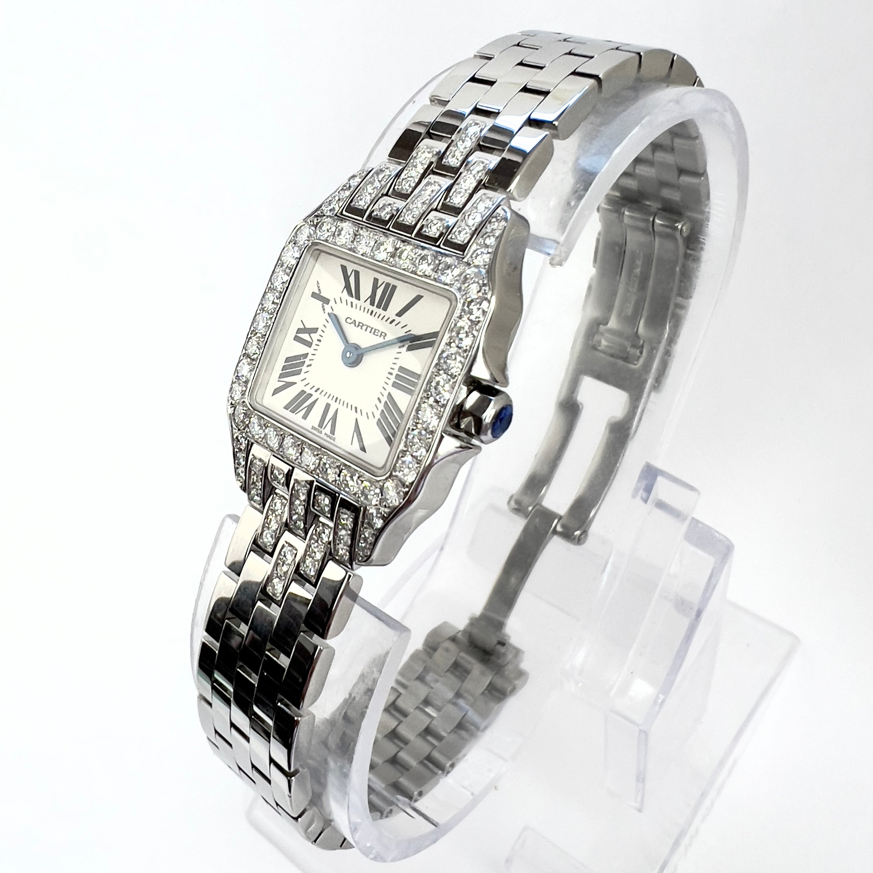 CARTIER SANTOS DEMOISELLE Quartz Steel 20mm Watch Cartier Santos Demoiselle W25075Z5 20mm Quartz-VG115 main image 2