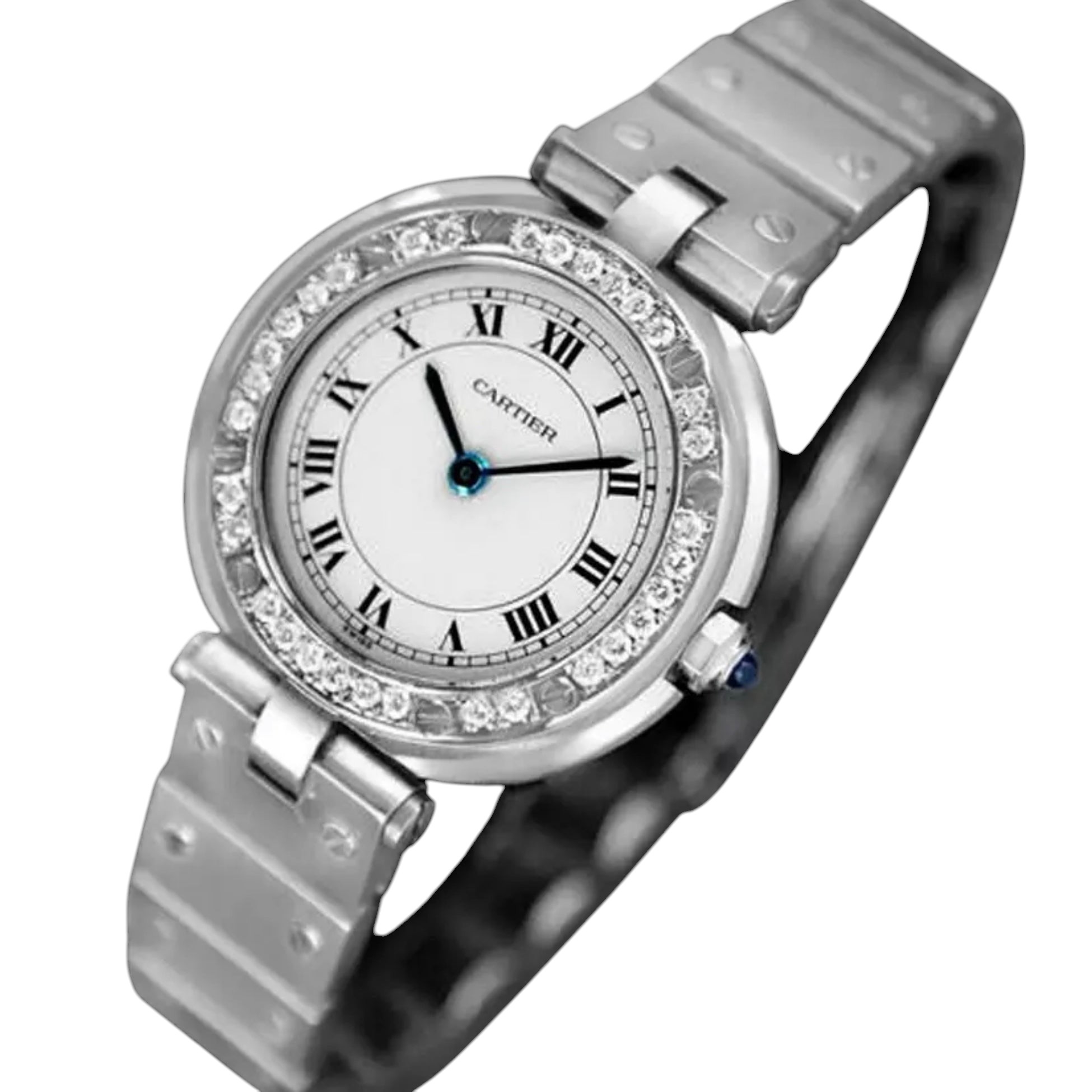 Cartier Santos レディース 時計 cartier-santos-galbee-ladies-
