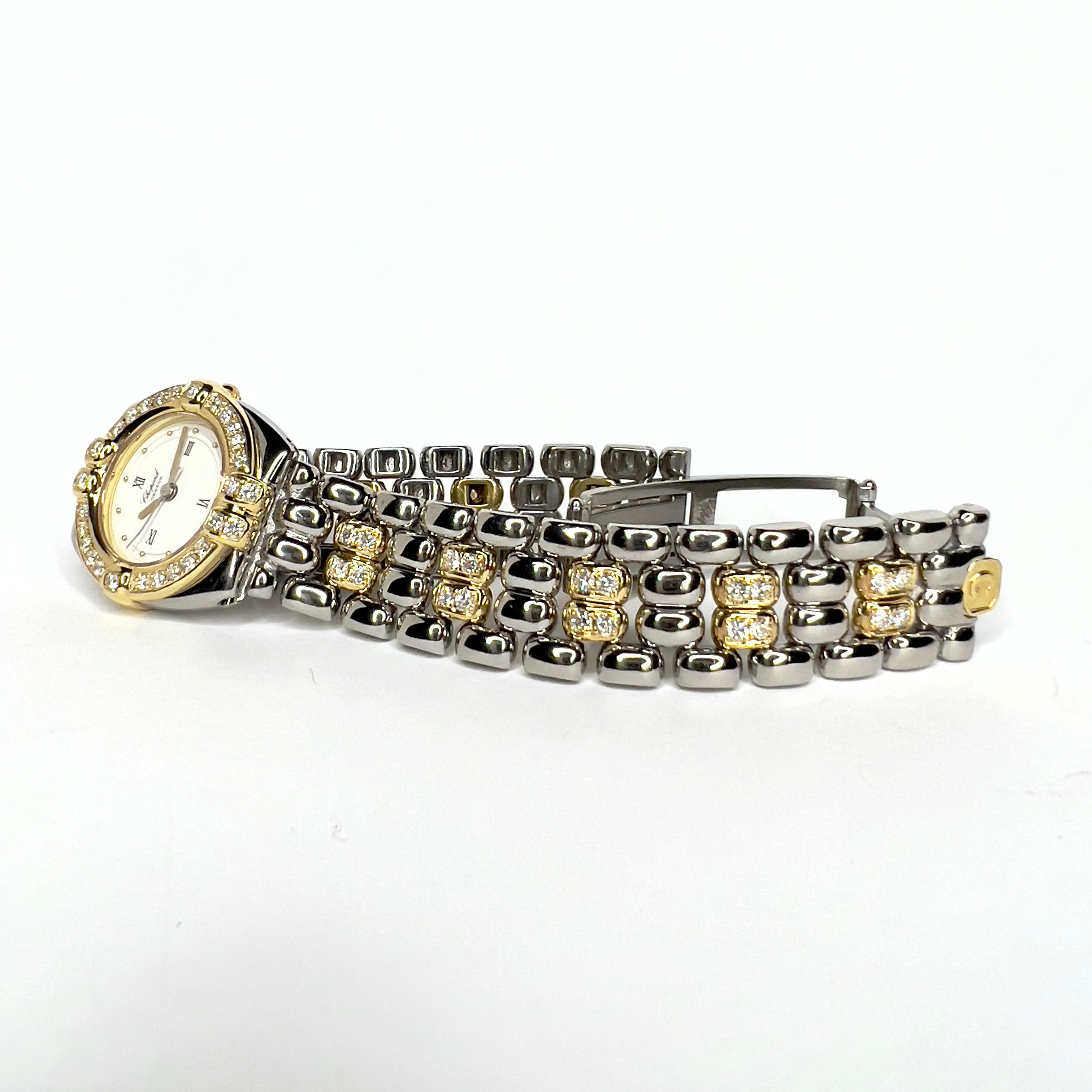 CHOPARD GSTAAD Quartz 24mm 2 Tone DIAMOND Watch Chopard Gstaad – Analog:Shift main image 3
