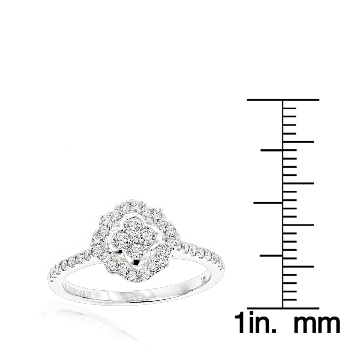 1/2ct Diamond Affordable Engagement/Promise Ring 14K Gold 802865