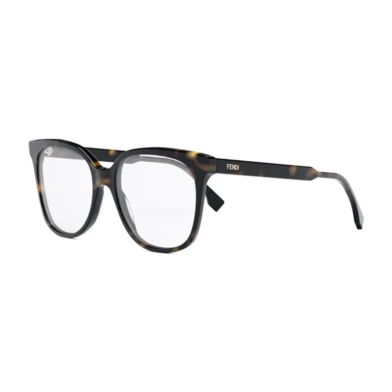 Fendi Women's Designer Square Eyeglasses FE50058I54052 Clear Demo