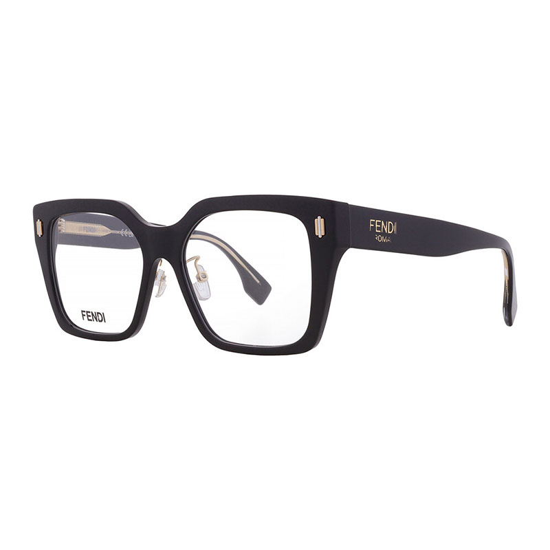 Fendi Women's Designer Square Eyeglasses FE50085F53001 Clear