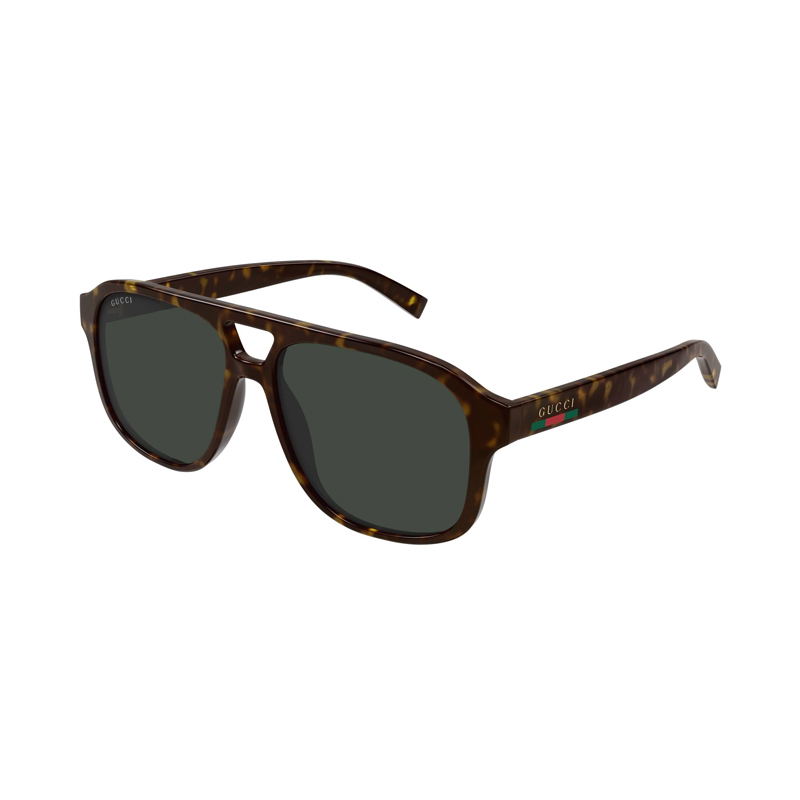 Gucci Men's Designer Aviator RX-Sunglasses GG1856S002 Green Lenses