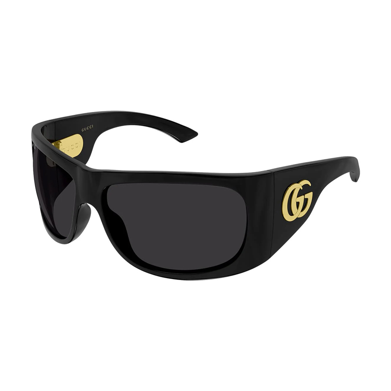 Gucci Elegant Black Sunglasses Cat-eye frame sunglasses in black acetate | GUCCI® US main image 4