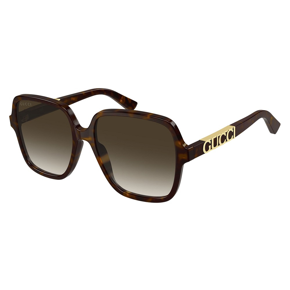 Gucci Women\'s Brown Gradient Frame Sunglasses Gucci GG0101S 003 Sunglasses Brown Gradient Lens Women main image 3