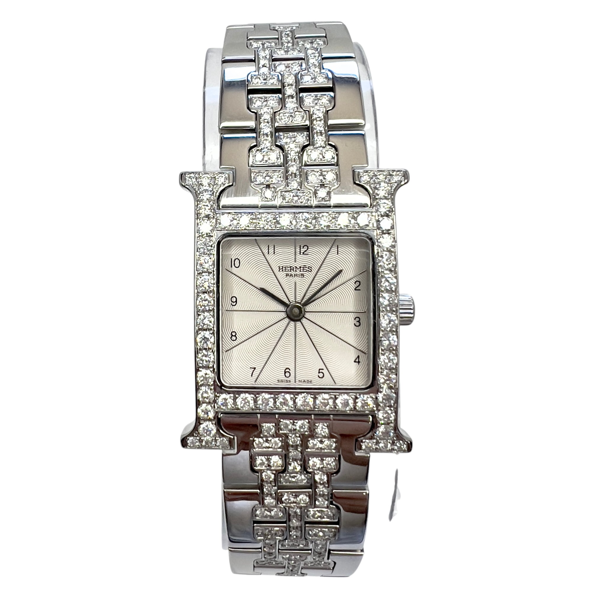 Hermes Hermes Heure H Women's Diamond Watch 25mm Quartz