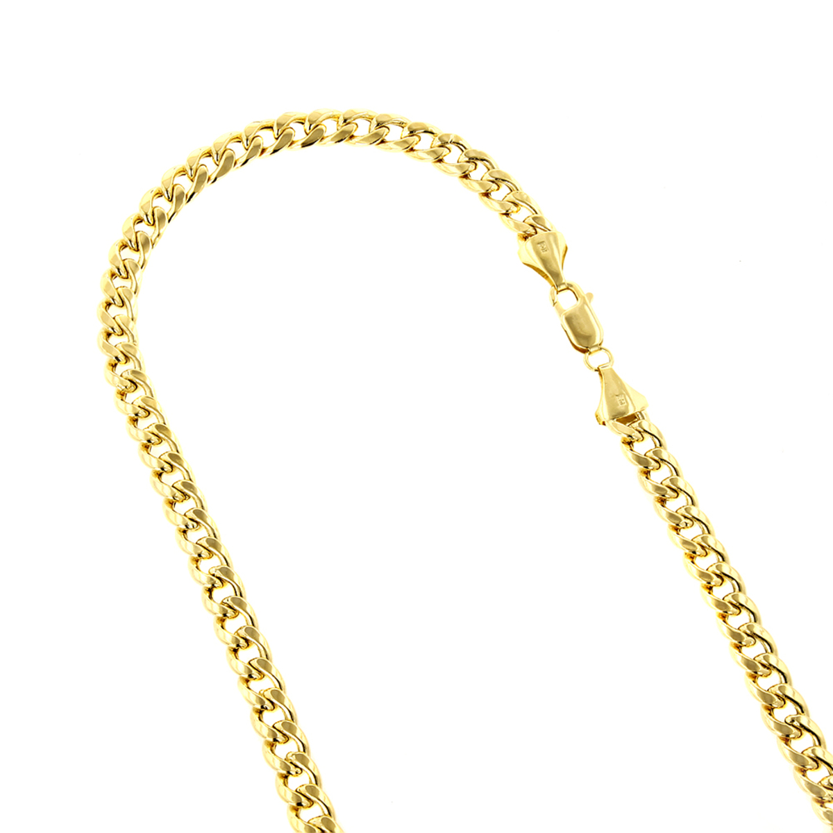9mm Miami Cuban Link Chain In Hollow 
