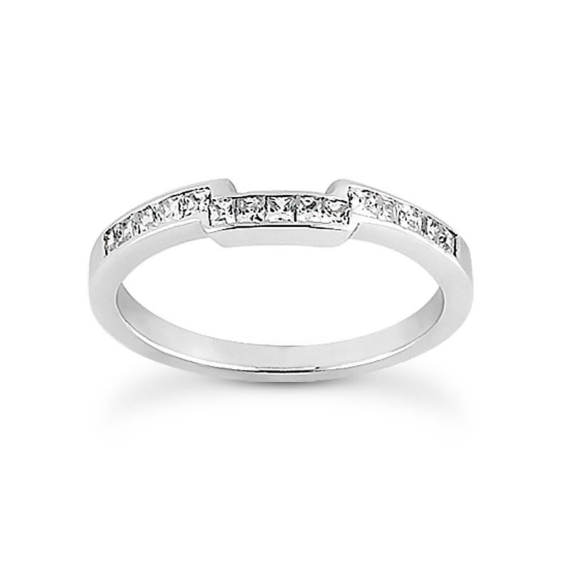Item Code: 010911, Approx. Weight: 3 g, Warranty: 12 months, Ring Style: Birthstone, Metal: 14K Gold, Bridal: Bridal, Engagement, Wedding, Width: 1/16in (2.1mm), Personalization: Yes, Carat Weight: 0.32 ct, Type of Gemstone: Diamond, Color: H, Clarity: SI, Stone Setting Type: Channel.