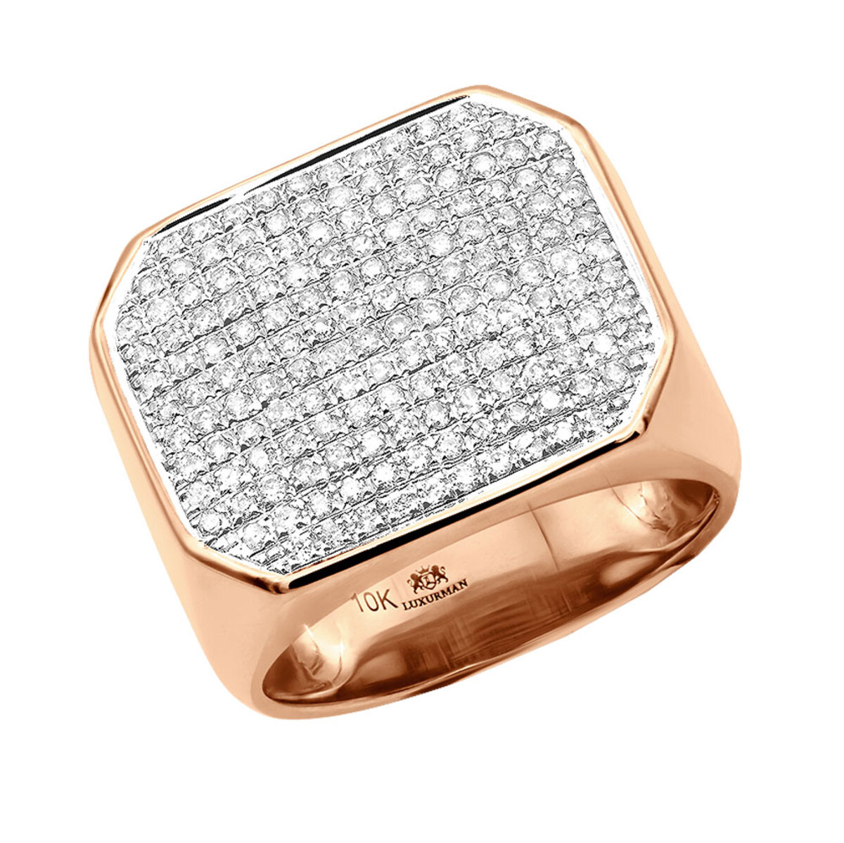 Designer Mens Diamond Ring 0.50ct 10K Gold 204783