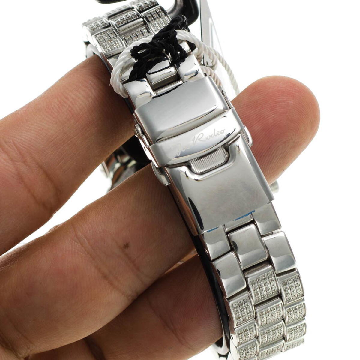 Iced Out Joe Rodeo Ladies Diamond Watch 10ct 963526 display picture 1