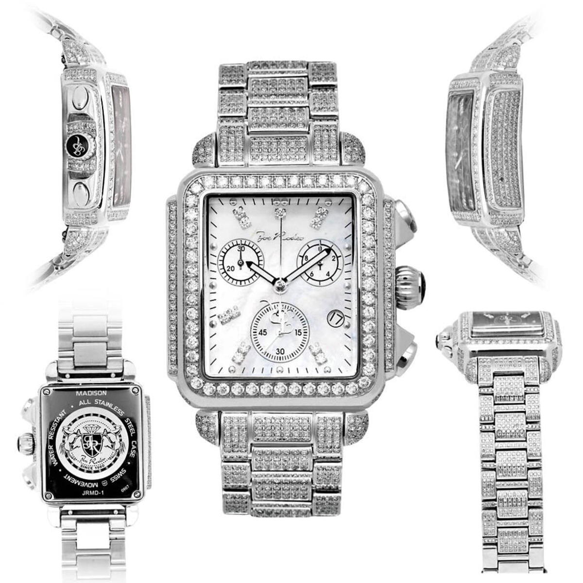 Joe Rodeo Madison Watch Full Diamond Watch 10.25ct 964516