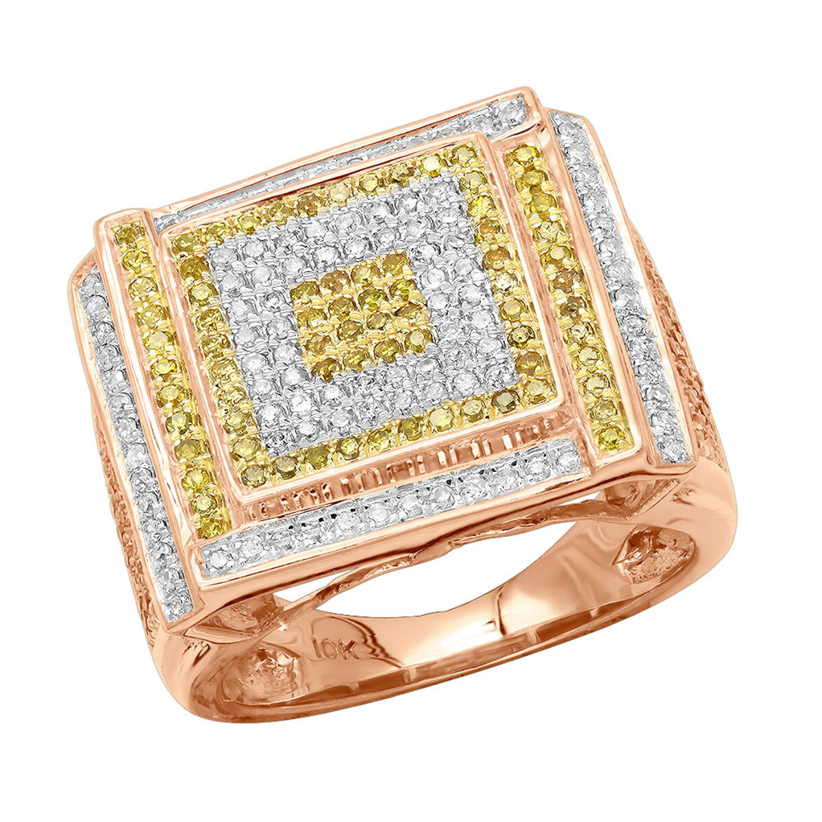 YA−MAN IS-101N GOLD white-and-yellow-diamond-mens-