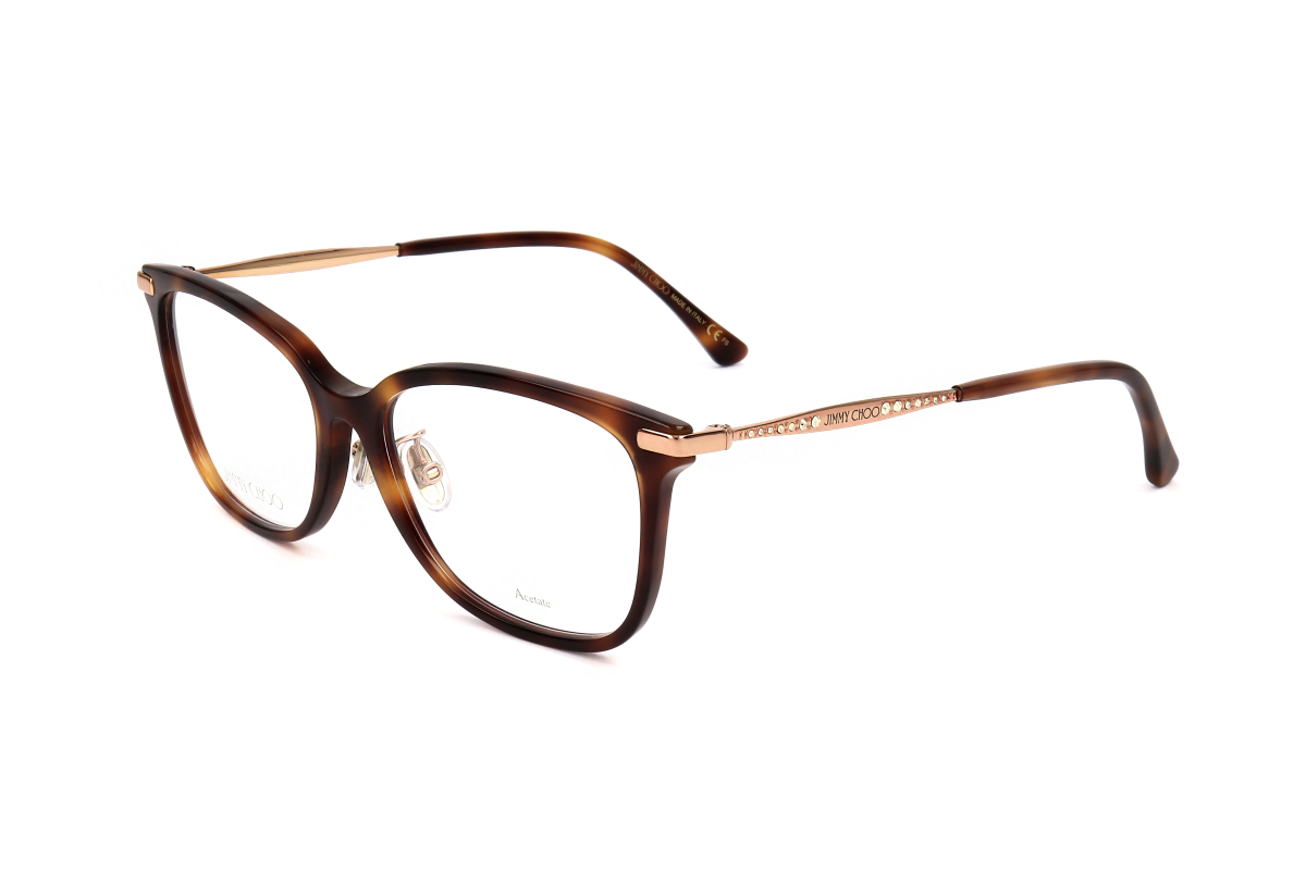 JIMMY CHOO ラウントフレムメカネ JC261 DDB Jimmy Choo Women's Designer Rectangle Eyeglasses JC307