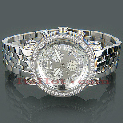 美品 Joe Rodeo TYLER ダイヤモンドウォッチ クロノグラフ 腕時計 Joe Rodeo JoJo Tyler Diamond Watch 4.50ct 963260