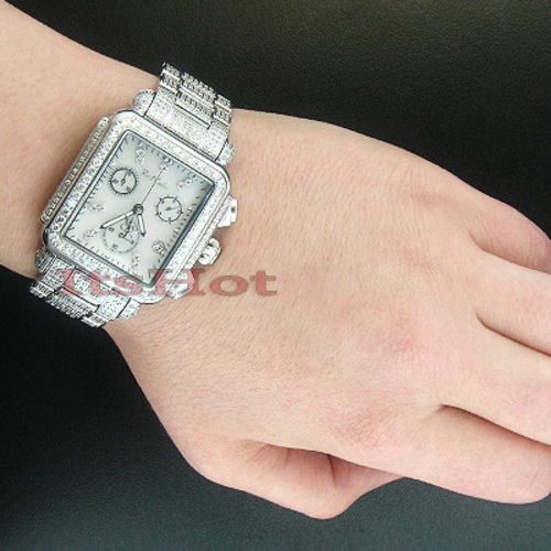 Joe Rodeo Madison Watch Full Diamond Watch 10.25ct 964516 display picture 3