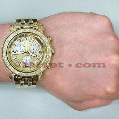 Joe Rodeo タイラー　ゴールド 時計　値下げ！ Joe Rodeo Tyler Diamond Watch 2.00ct Yellow Gold 960039