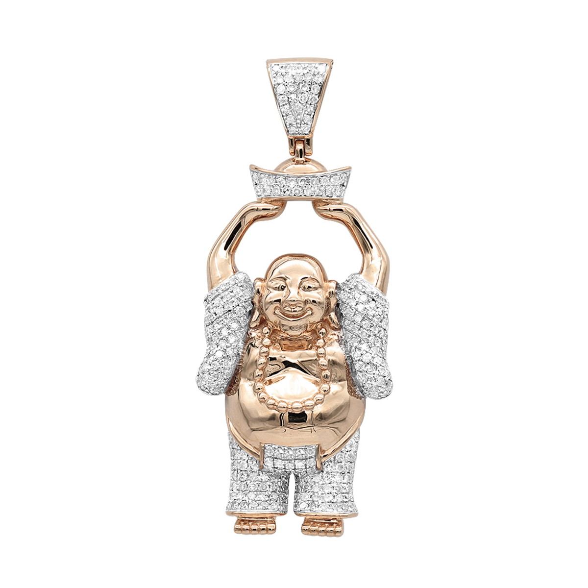 Large 1 Carat Solid 10k Gold Smiling 
