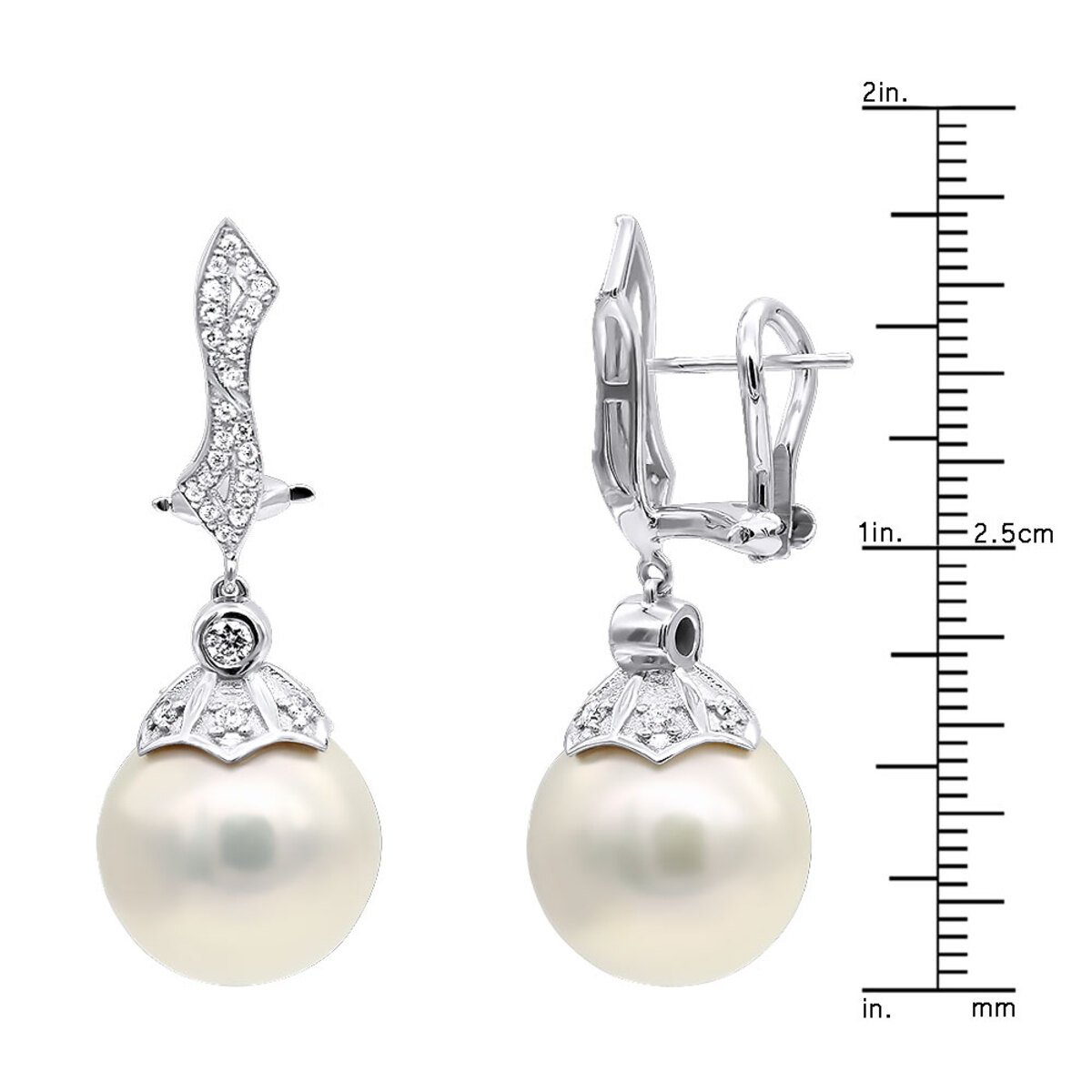 ●kindababy● swa pearl bar earring 51 pearl-jewelry-diamond-south-