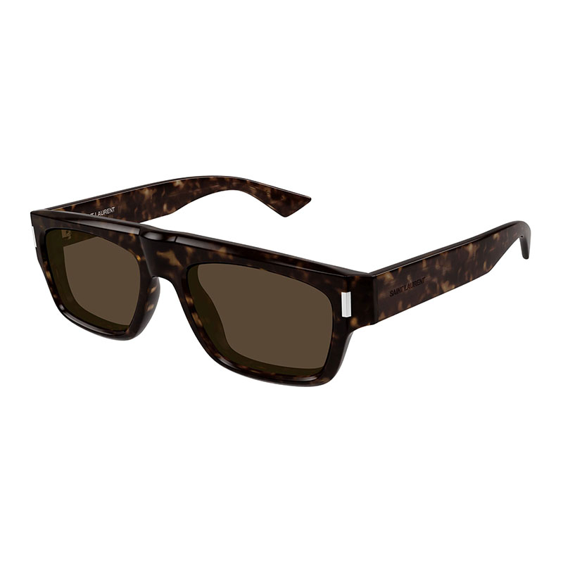 Saint Laurent Men's Designer Square RX-Sunglasses SL762002 Brown