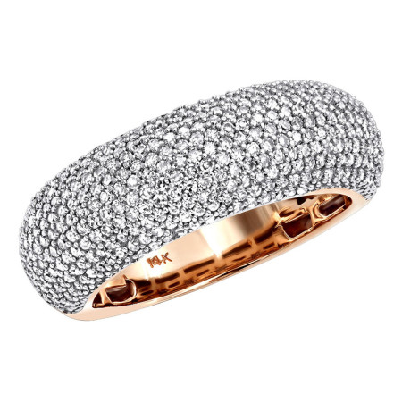14K Pave Diamond Band 1.12ct 406155
