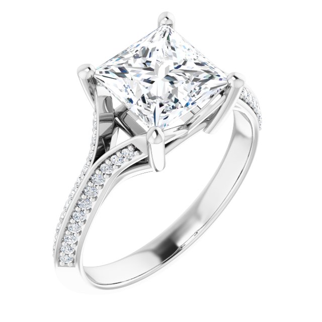 Item Code: ST173DLS, Warranty: 12 months, Ring Style: Birthstone, Metal: 14K Gold, Bridal: Bridal, Engagement, Setting Type: Accented, Personalization: Yes, Carat Weight: 2 ct, Type of Gemstone: Diamond, Shape: Princess, Round, Color: F, Clarity: VS1, Stone Setting Type: Prong, Pinpoint.