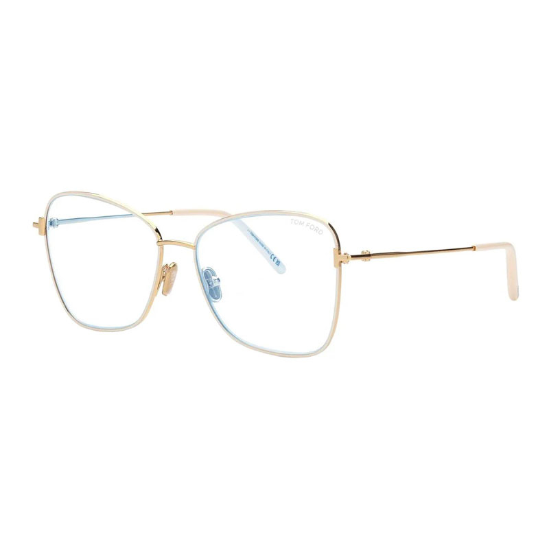 Item Code: M09092, UPC: 889214443663, Glasses Style: Butterfly, Glasses Type: EYEGLASSES, Frame Color: Ivory, Frame Material: Metal, Lens Color: Clear Demo Lens, Bridge Size: 15 mm, Sun Protection: 100% UV, Temple Length: 140 mm.