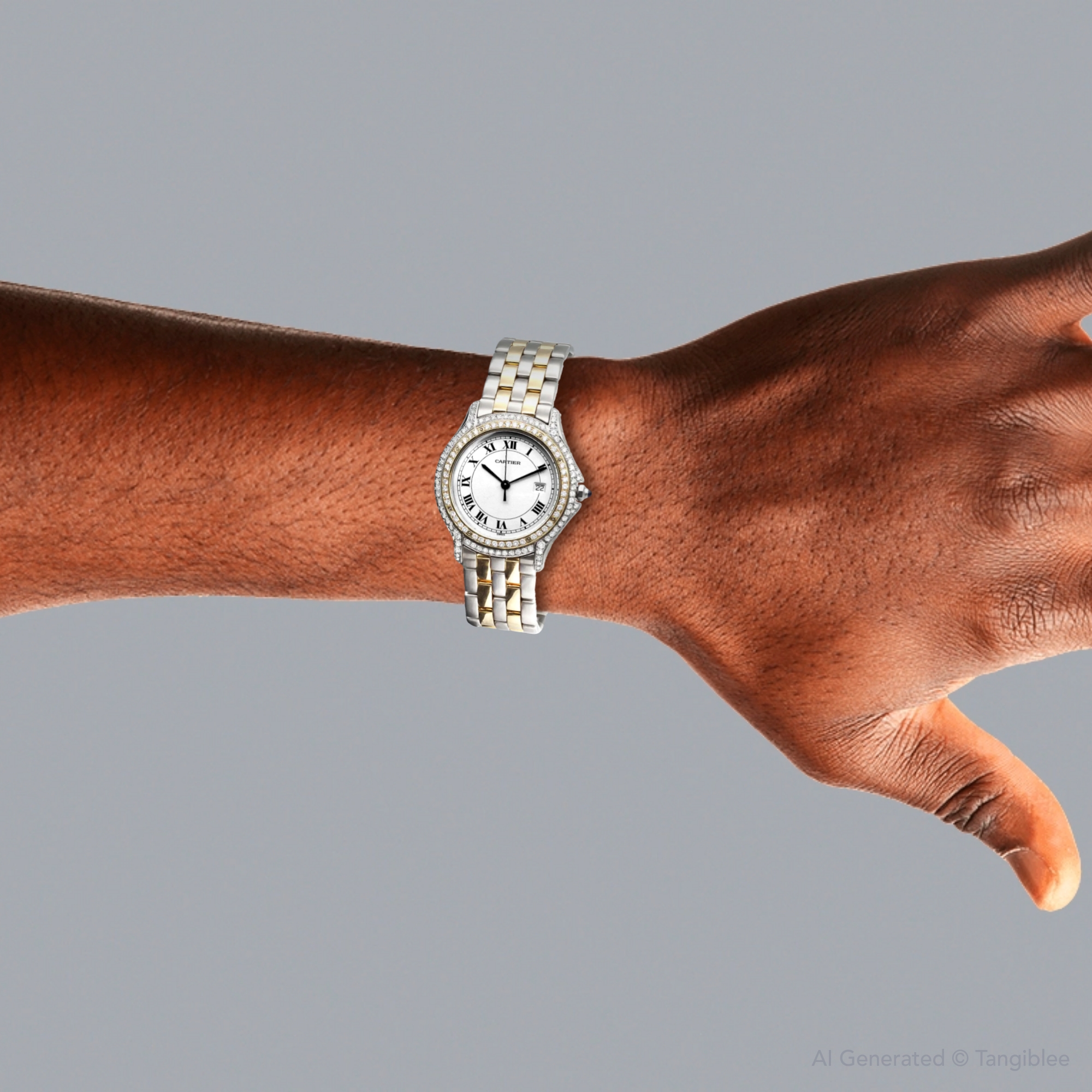 Cartier Cougar Panthere 33mm Women display picture 3
