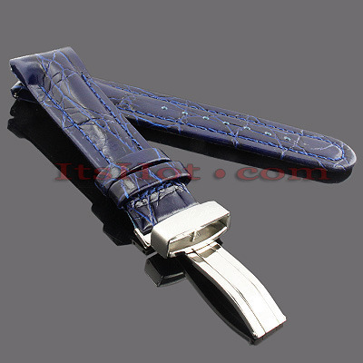 Joe Rodeo Leather Watch Band 22mm Blue 964906