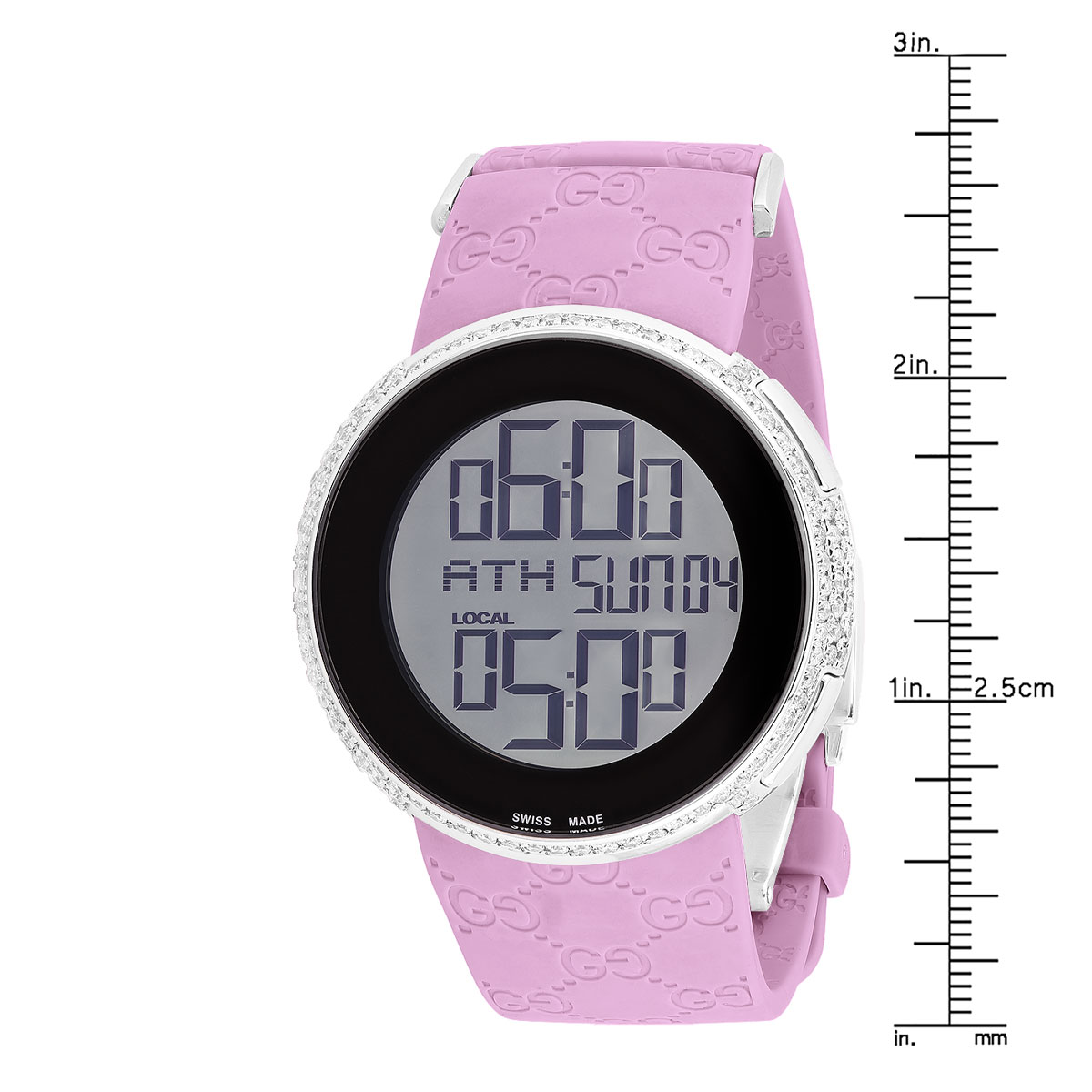 Gucci Pink and Black Luxury Watch Gucci G-Timeless Pink Mother Of Pearl Dial Unisex Watch  main image 4